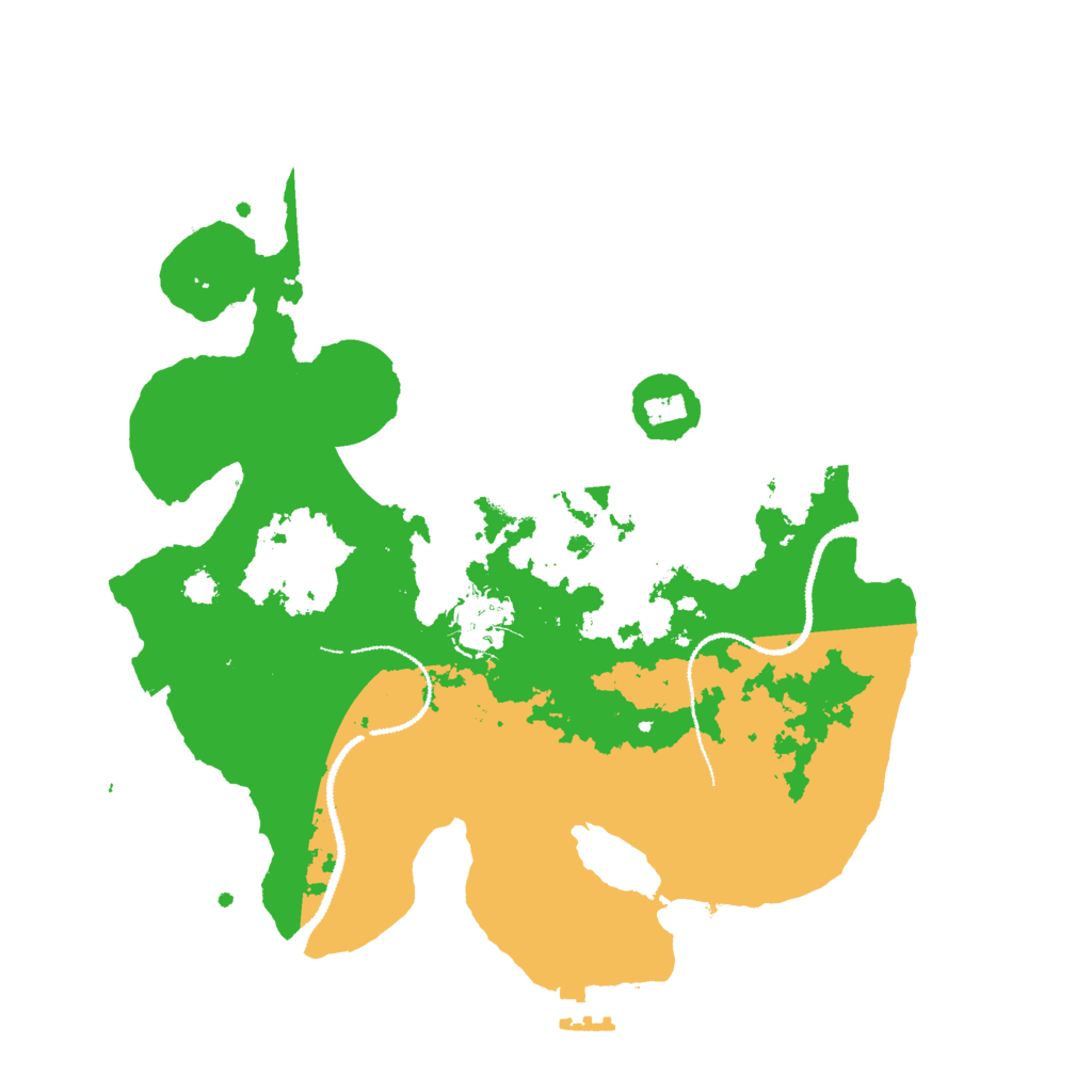 Biome Rust Map: Procedural Map, Size: 3000, Seed: 1163565977