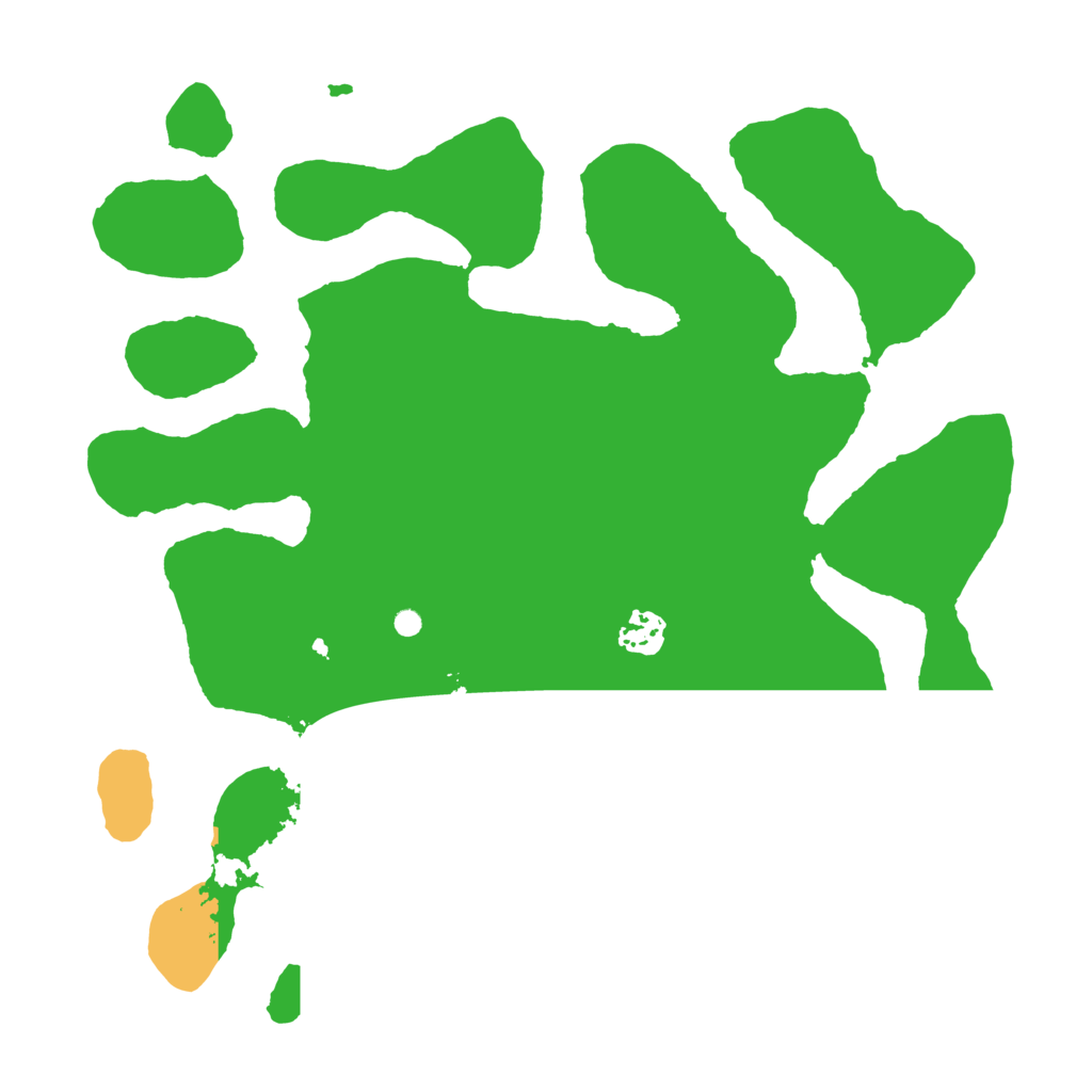 Biome Rust Map: Barren, Size: 3550, Seed: 106963