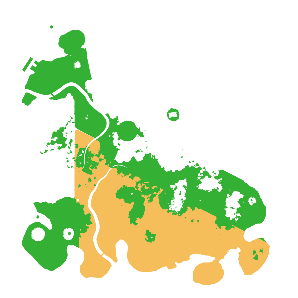 Biome Rust Map: Procedural Map, Size: 3900, Seed: 1876