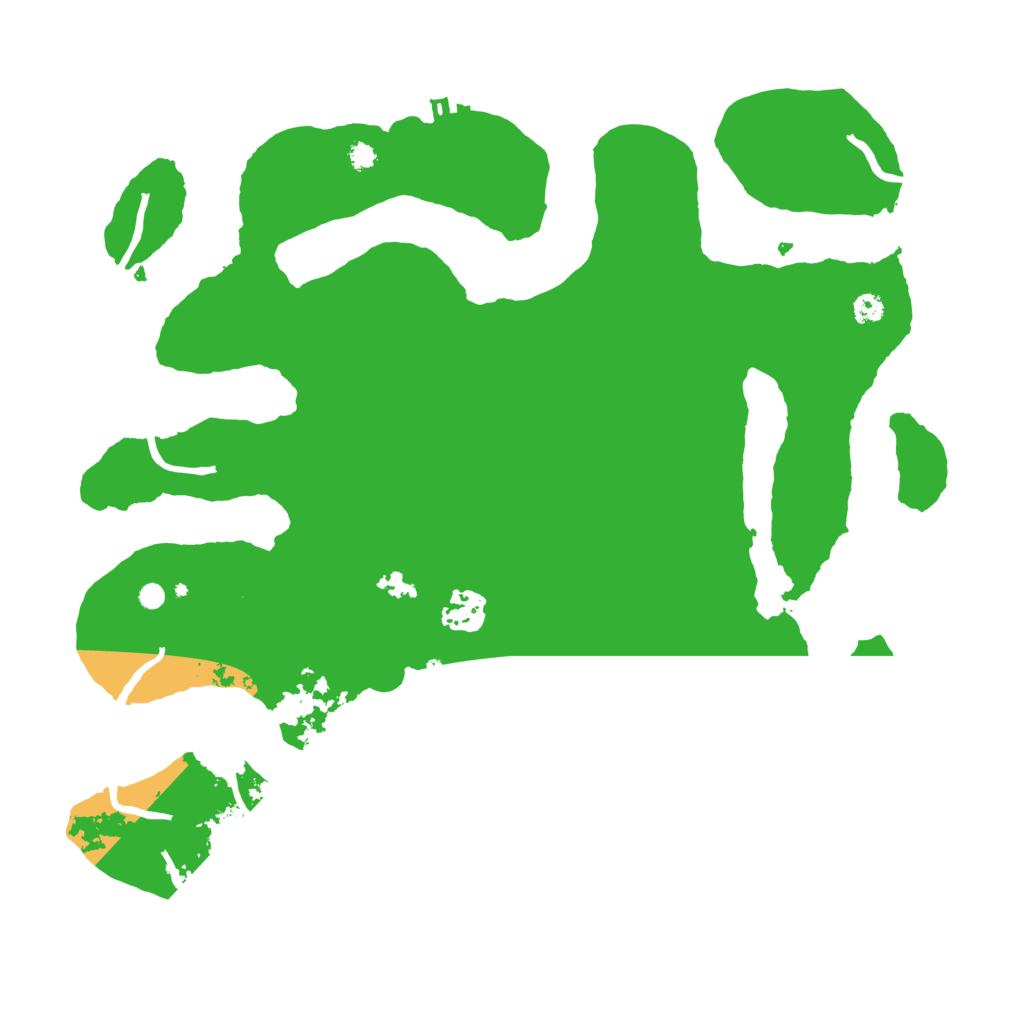 Biome Rust Map: Procedural Map, Size: 3500, Seed: 3918