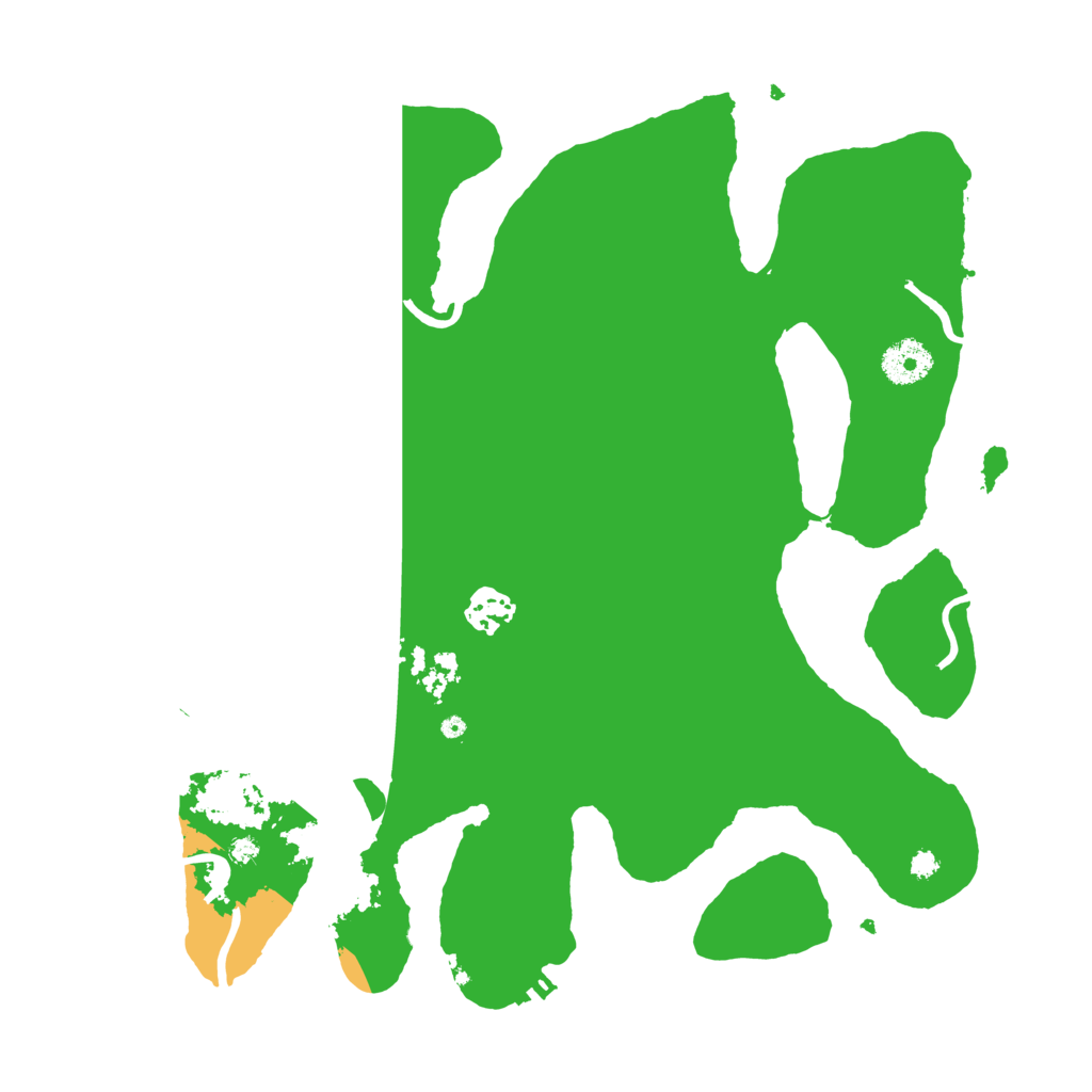 Biome Rust Map: Procedural Map, Size: 3500, Seed: 2137957811