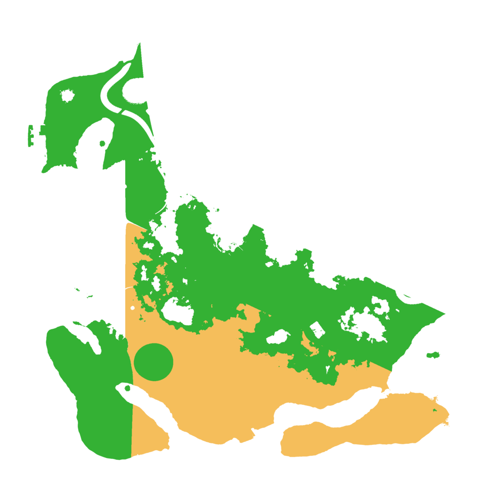 Biome Rust Map: Procedural Map, Size: 3500, Seed: 1896232736