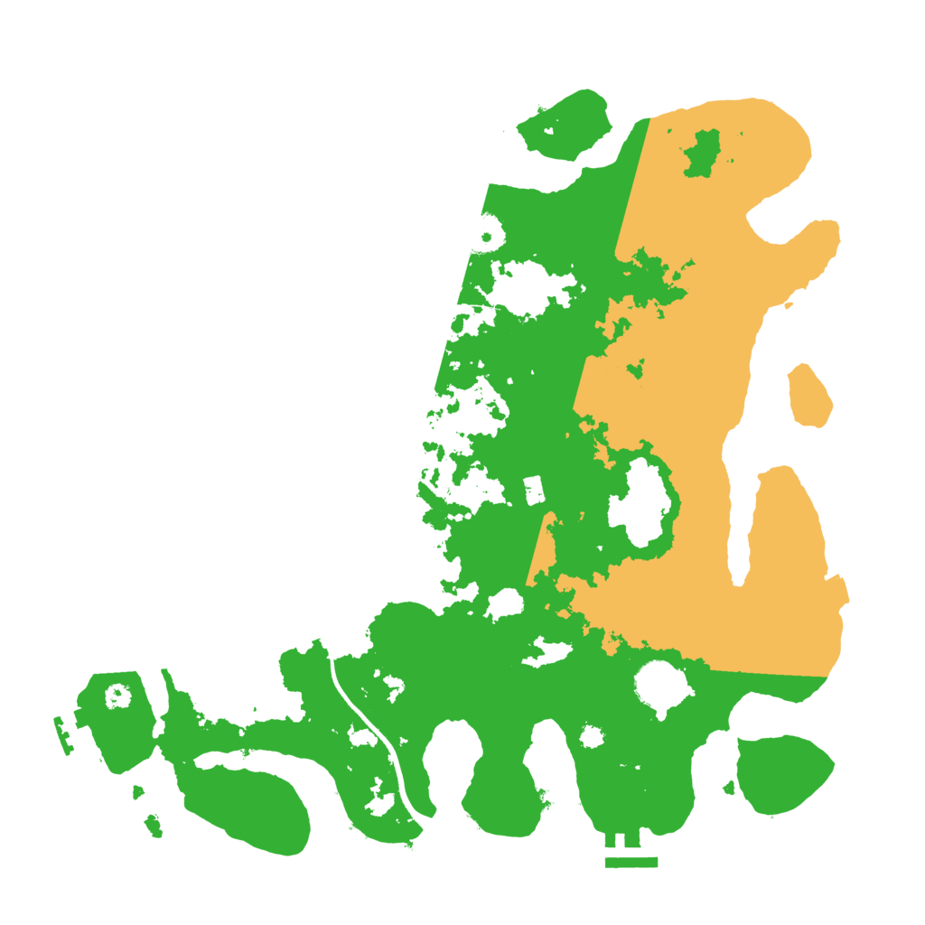 Biome Rust Map: Procedural Map, Size: 3550, Seed: 402876