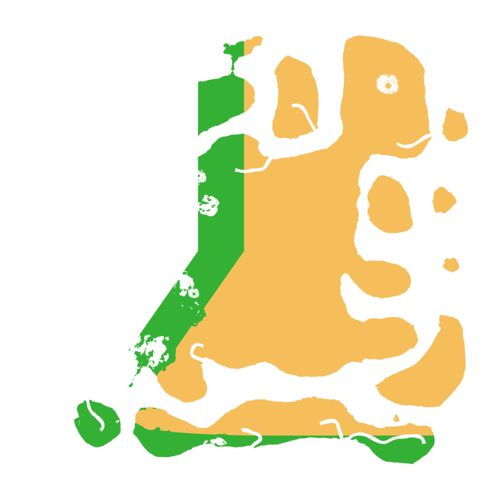 Biome Rust Map: Procedural Map, Size: 3550, Seed: 642568