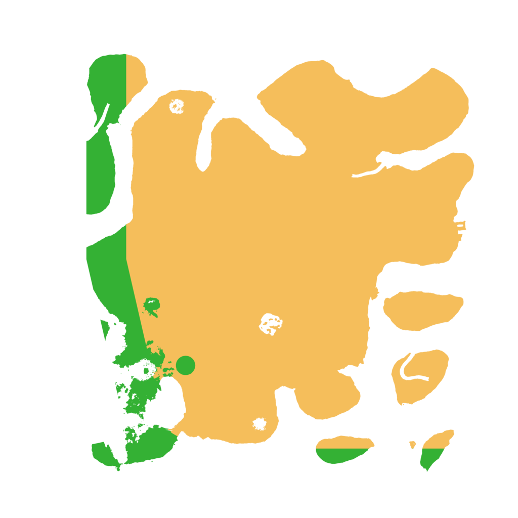 Biome Rust Map: Procedural Map, Size: 3550, Seed: 41190