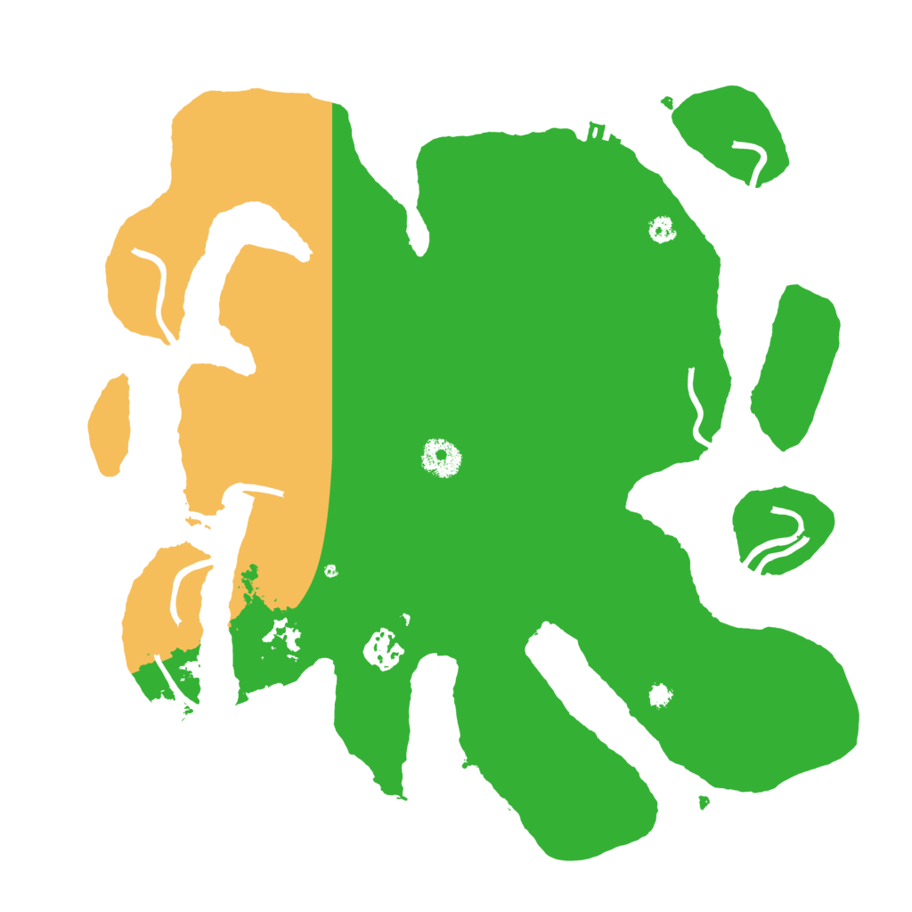 Biome Rust Map: Procedural Map, Size: 3500, Seed: 10071815