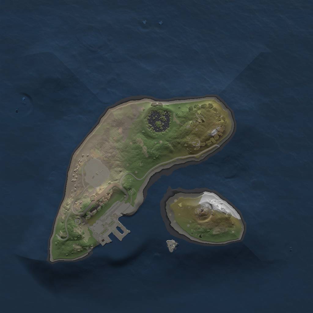 Rust Map: Procedural Map, Size: 1400, Seed: 696969, 5 Monuments