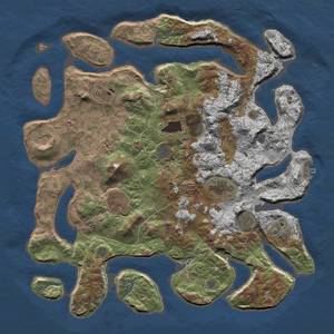 Thumbnail Rust Map: Procedural Map, Size: 4000, Seed: 6587, 13 Monuments