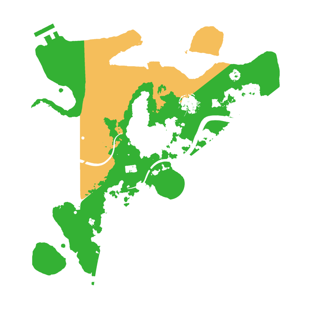 Biome Rust Map: Procedural Map, Size: 3000, Seed: 1689367011