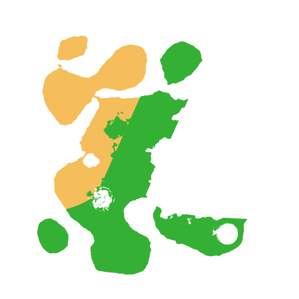 Biome Rust Map: Barren, Size: 2500, Seed: 1024