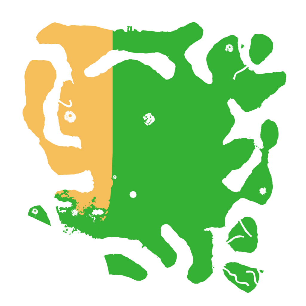 Biome Rust Map: Procedural Map, Size: 4000, Seed: 615247