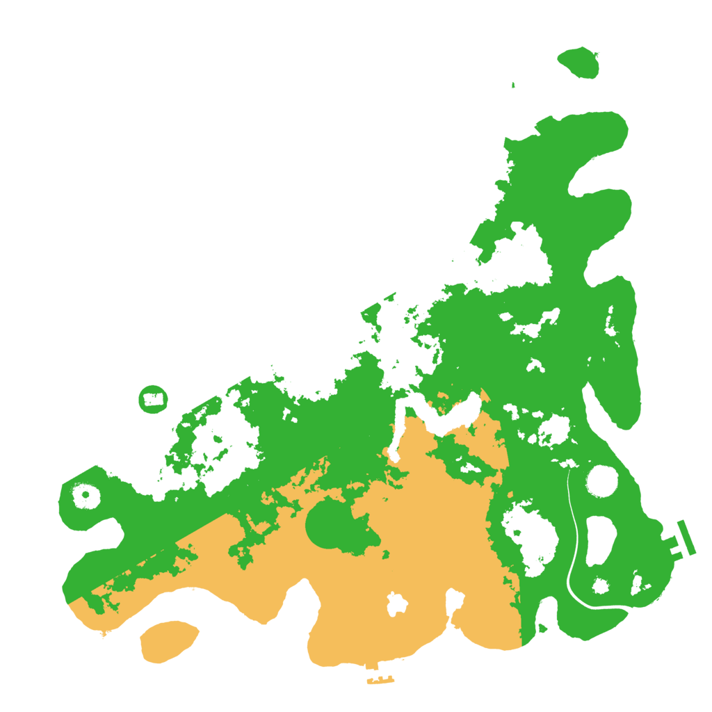 Biome Rust Map: Procedural Map, Size: 4000, Seed: 336382