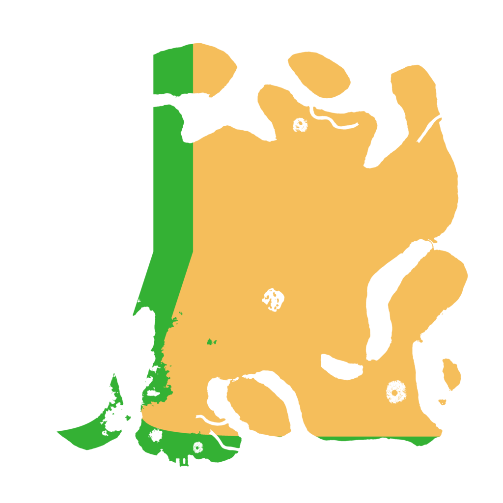 Biome Rust Map: Procedural Map, Size: 3500, Seed: 3131