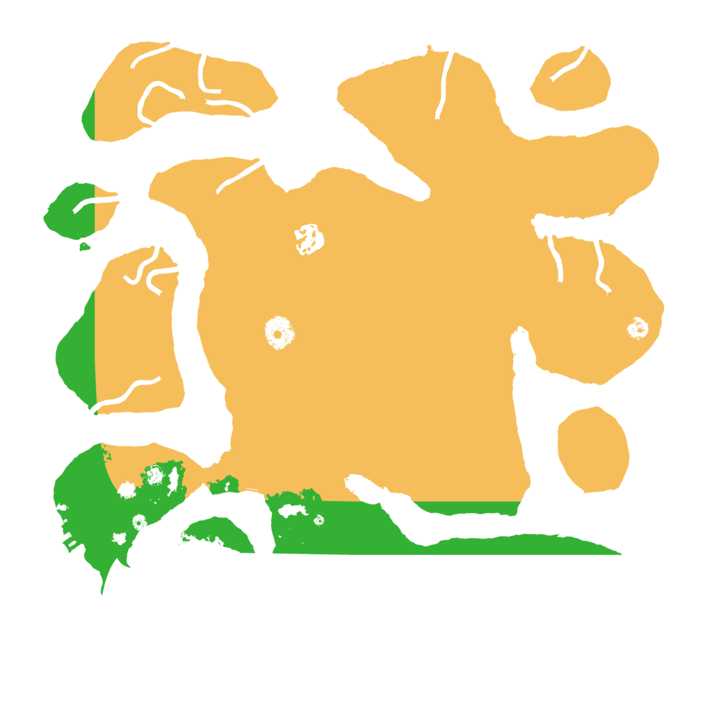 Biome Rust Map: Procedural Map, Size: 3500, Seed: 284033811