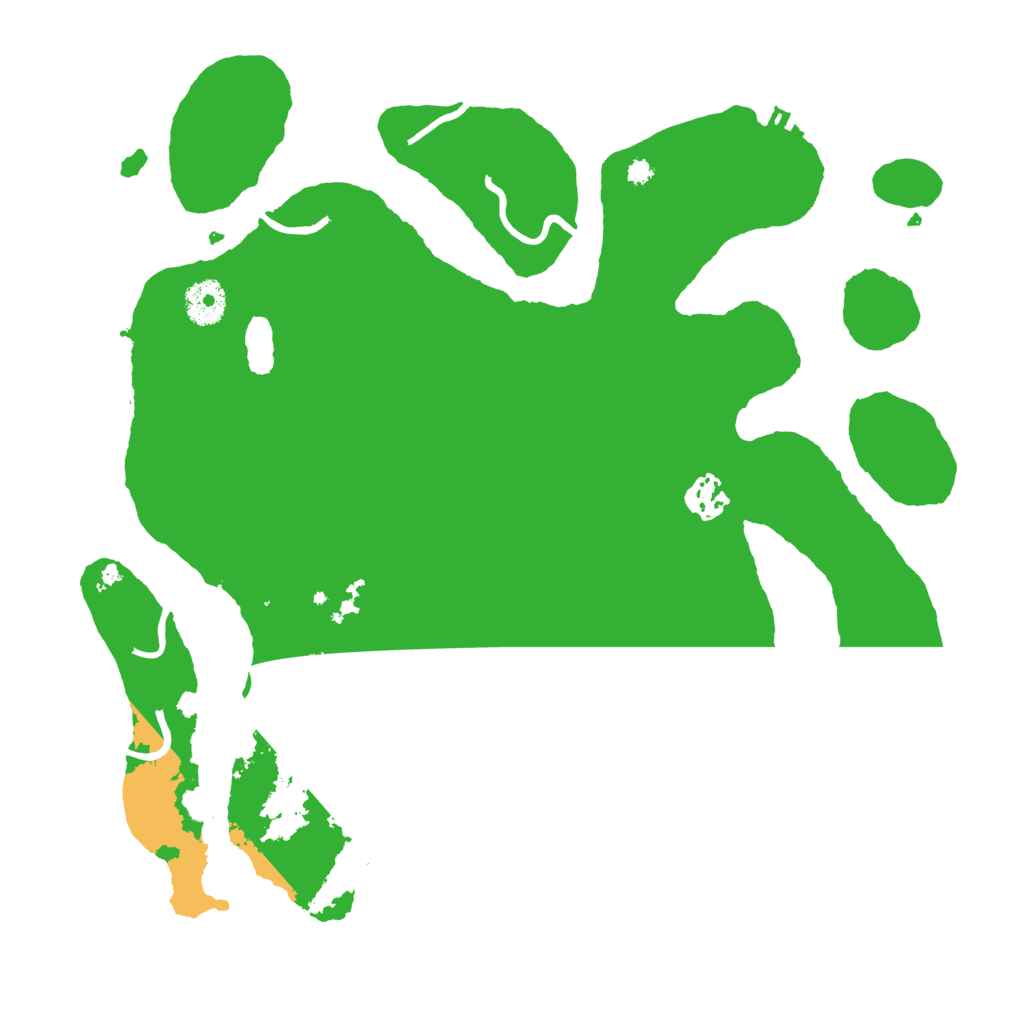 Biome Rust Map: Procedural Map, Size: 3550, Seed: 251339