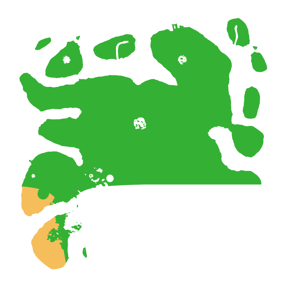 Biome Rust Map: Procedural Map, Size: 3500, Seed: 1065382636