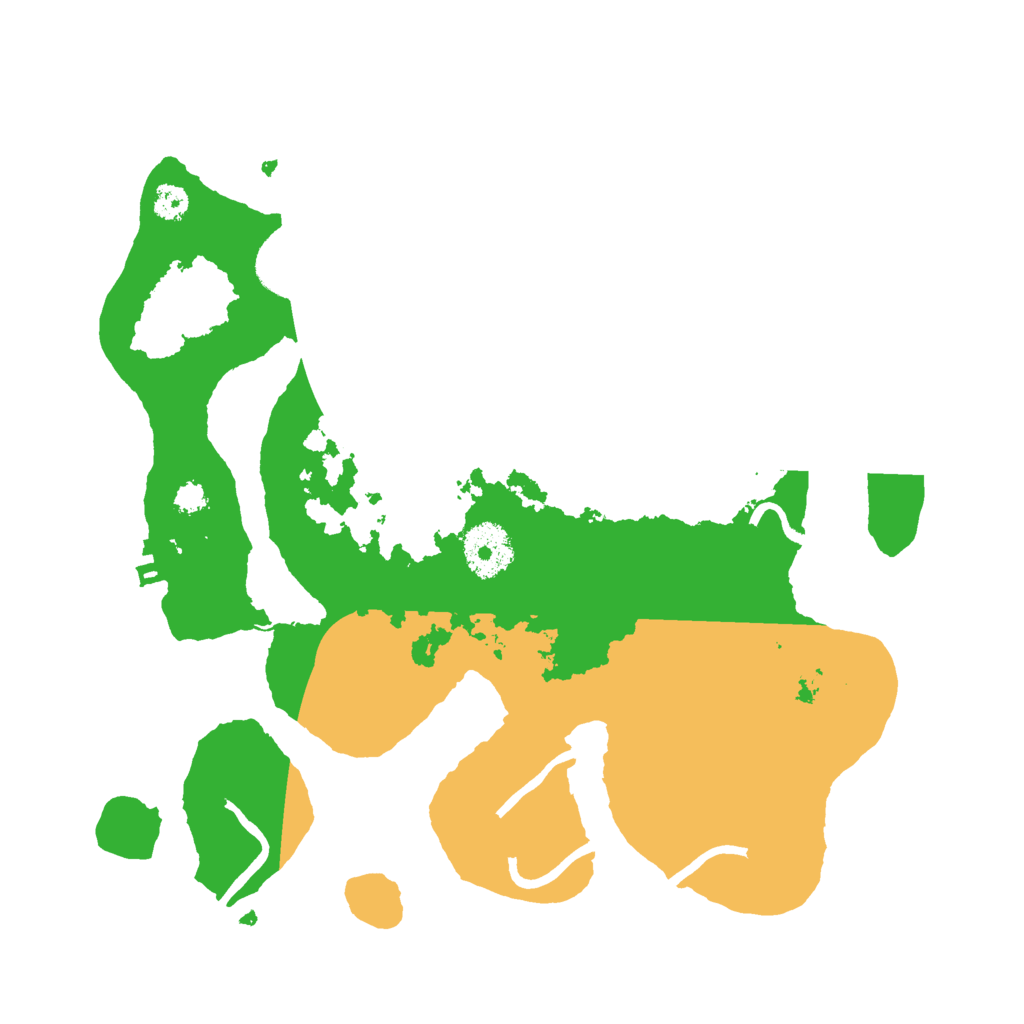 Biome Rust Map: Procedural Map, Size: 3000, Seed: 106285869