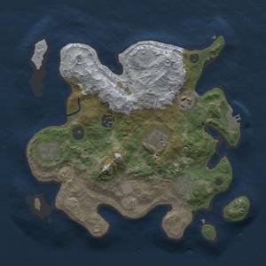 Thumbnail Rust Map: Procedural Map, Size: 3000, Seed: 1234, 12 Monuments