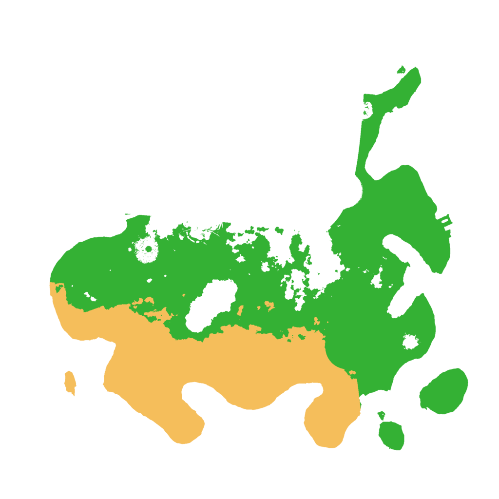 Biome Rust Map: Procedural Map, Size: 3000, Seed: 1234