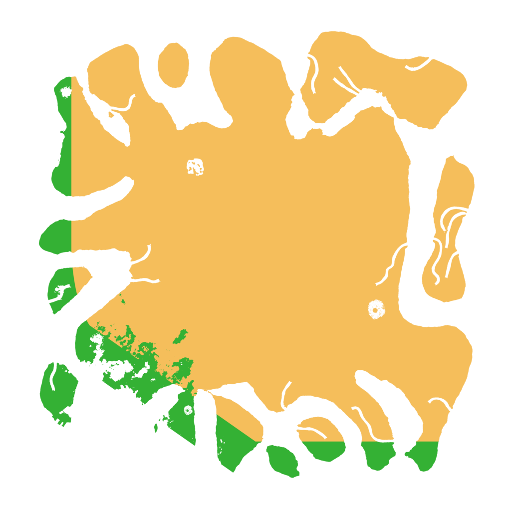 Biome Rust Map: Procedural Map, Size: 4300, Seed: 1514645493