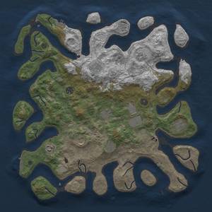 Thumbnail Rust Map: Procedural Map, Size: 4250, Seed: 2147483645, 18 Monuments