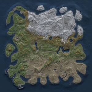 Thumbnail Rust Map: Procedural Map, Size: 4250, Seed: 2147483645, 14 Monuments