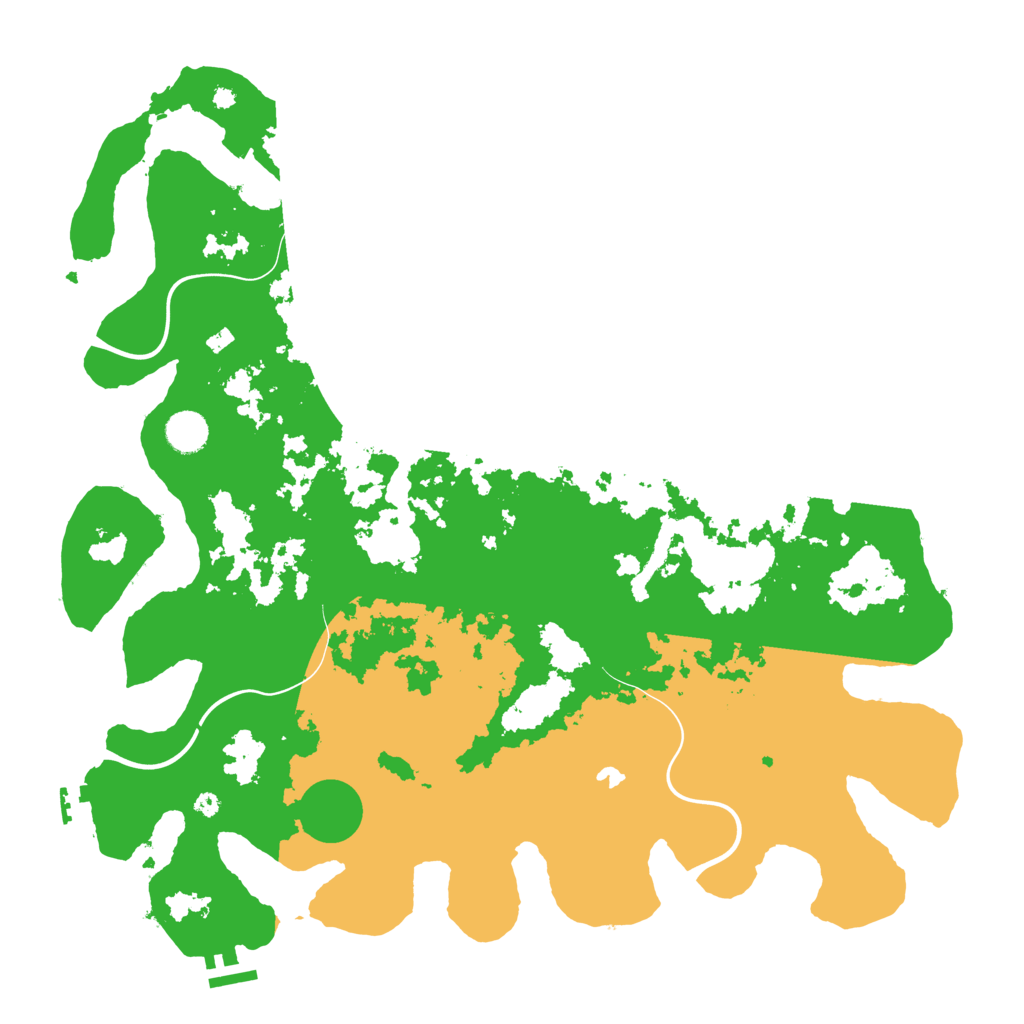 Biome Rust Map: Procedural Map, Size: 4250, Seed: 2147483645