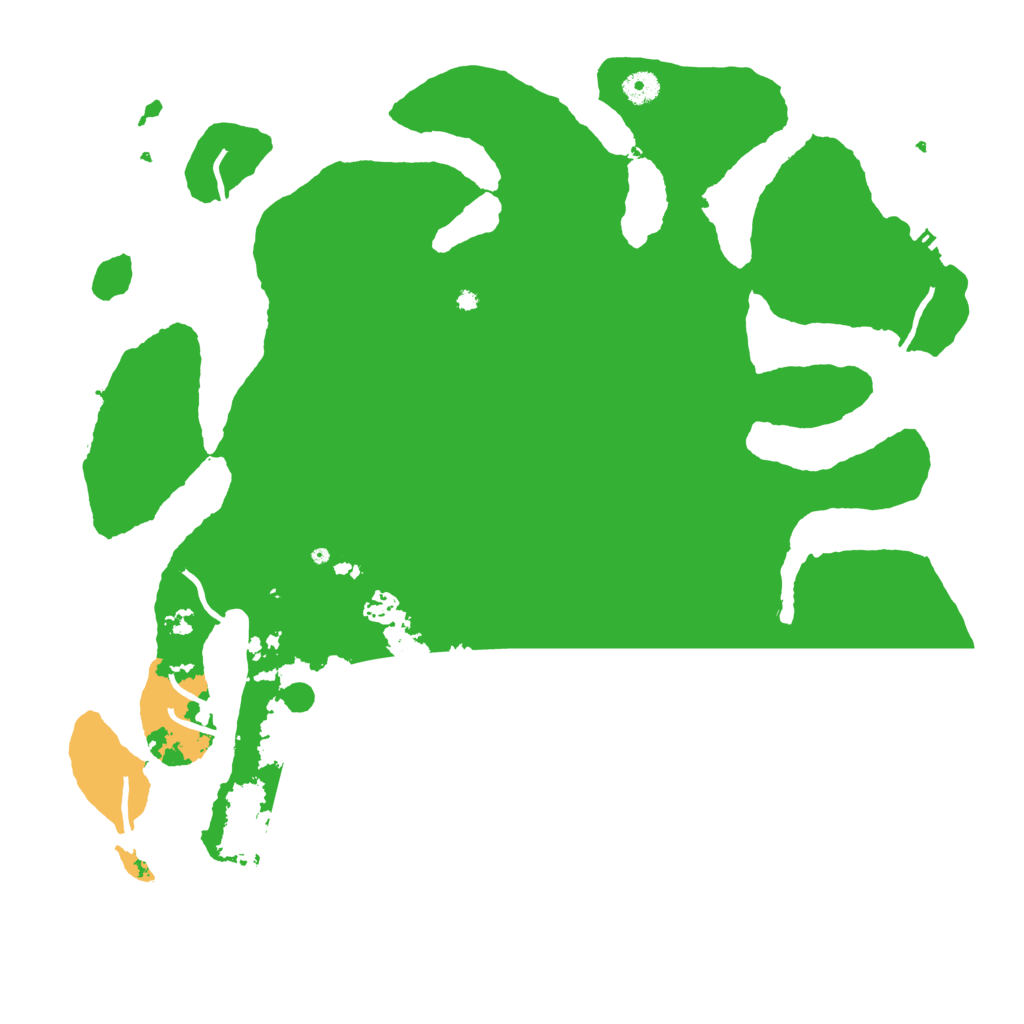 Biome Rust Map: Procedural Map, Size: 4500, Seed: 654684168