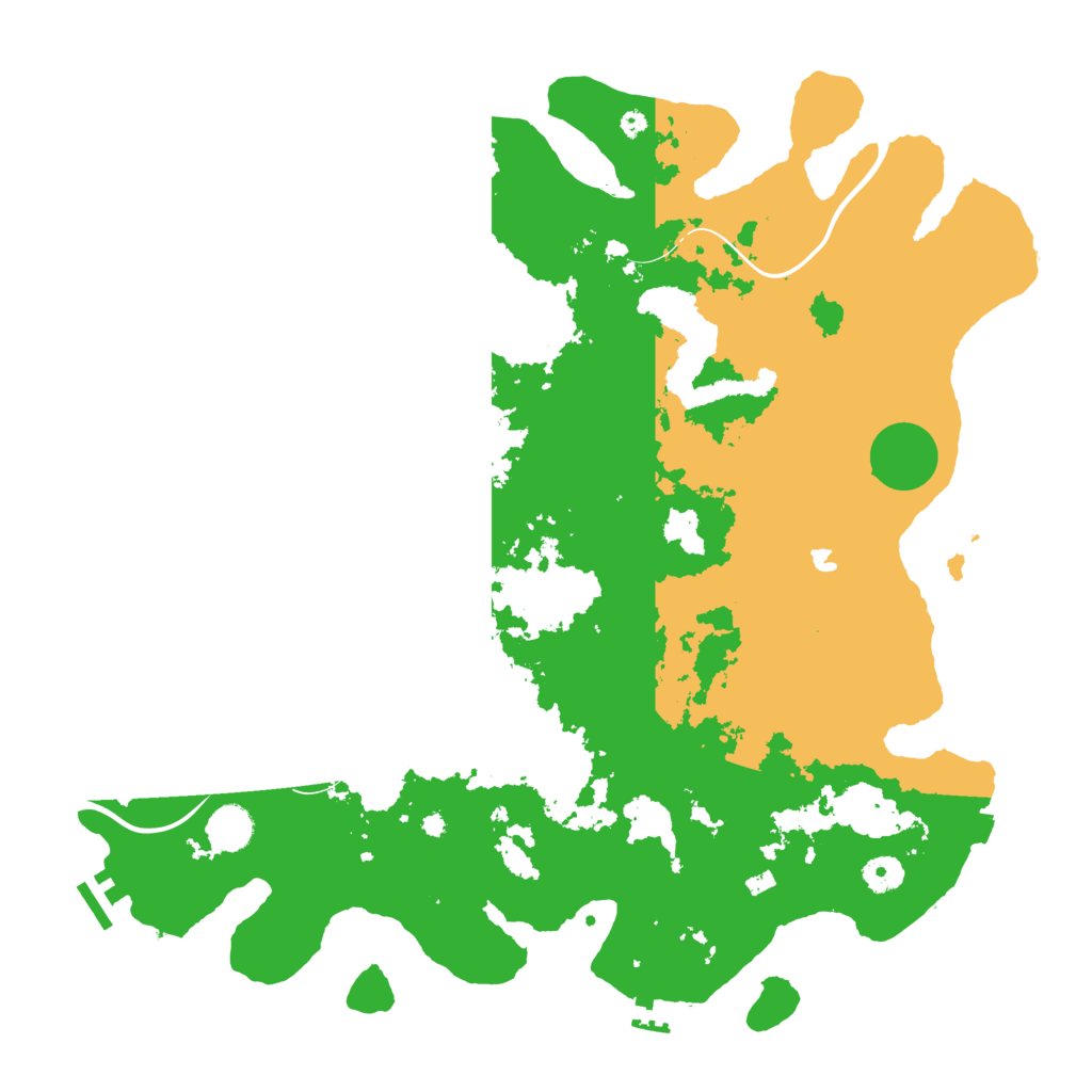 Biome Rust Map: Procedural Map, Size: 4250, Seed: 4827733