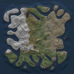 Thumbnail Rust Map: Procedural Map, Size: 4250, Seed: 4827733, 18 Monuments