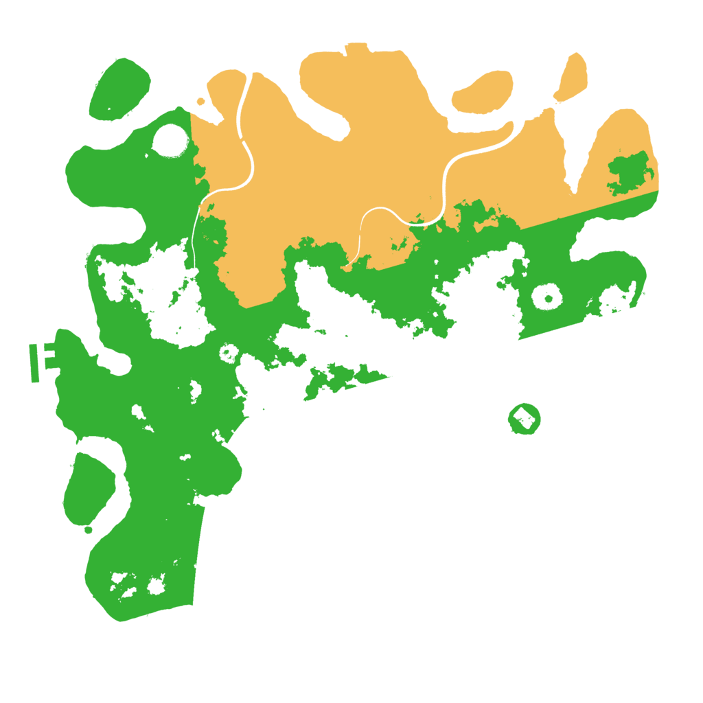 Biome Rust Map: Procedural Map, Size: 3700, Seed: 1338