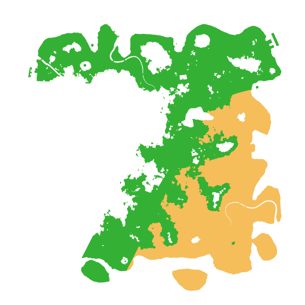 Biome Rust Map: Procedural Map, Size: 4500, Seed: 3341492