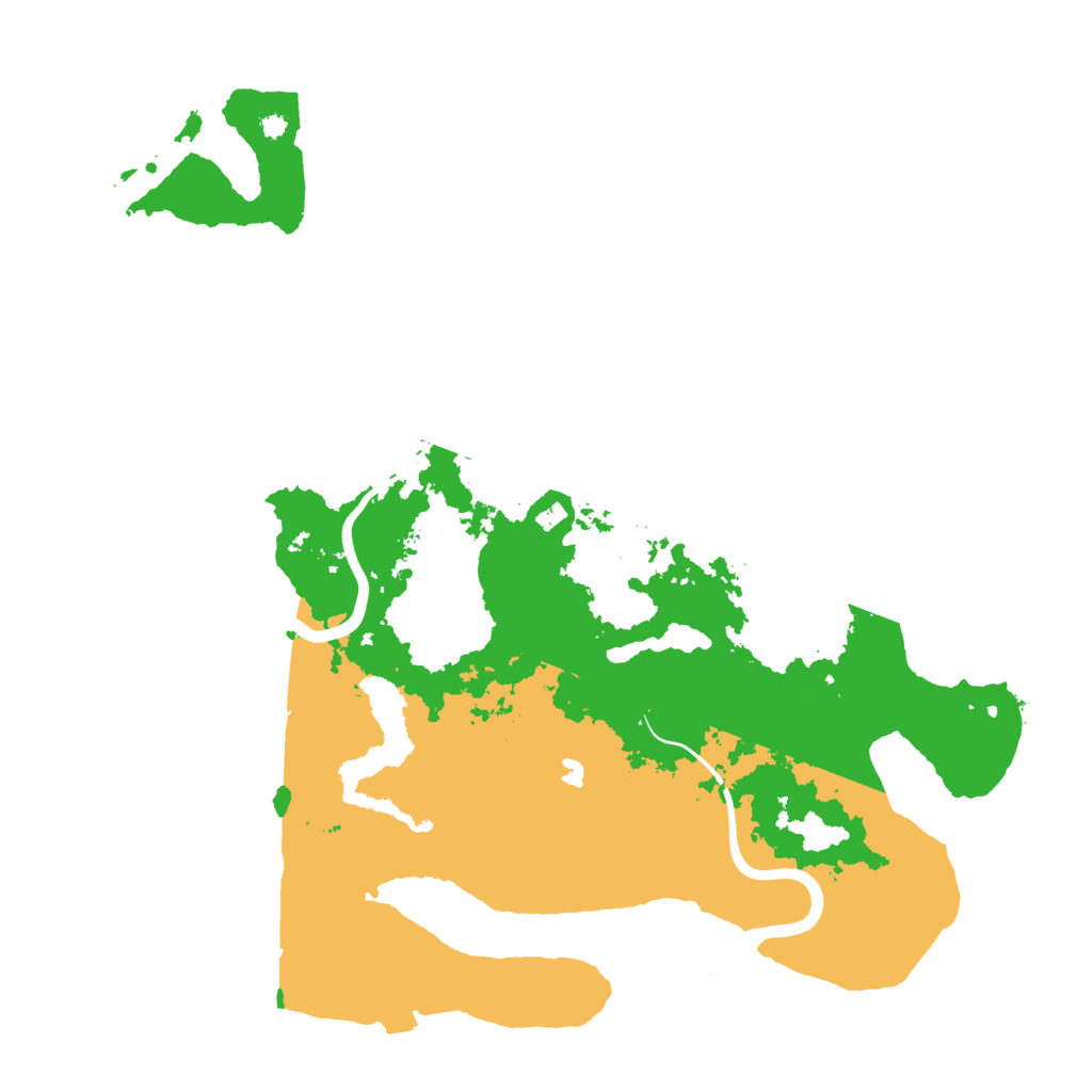 Biome Rust Map: Procedural Map, Size: 4000, Seed: 596685