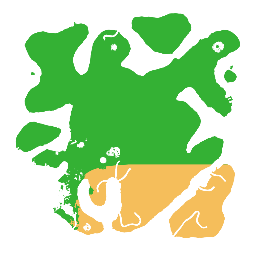 Biome Rust Map: Procedural Map, Size: 3550, Seed: 31345