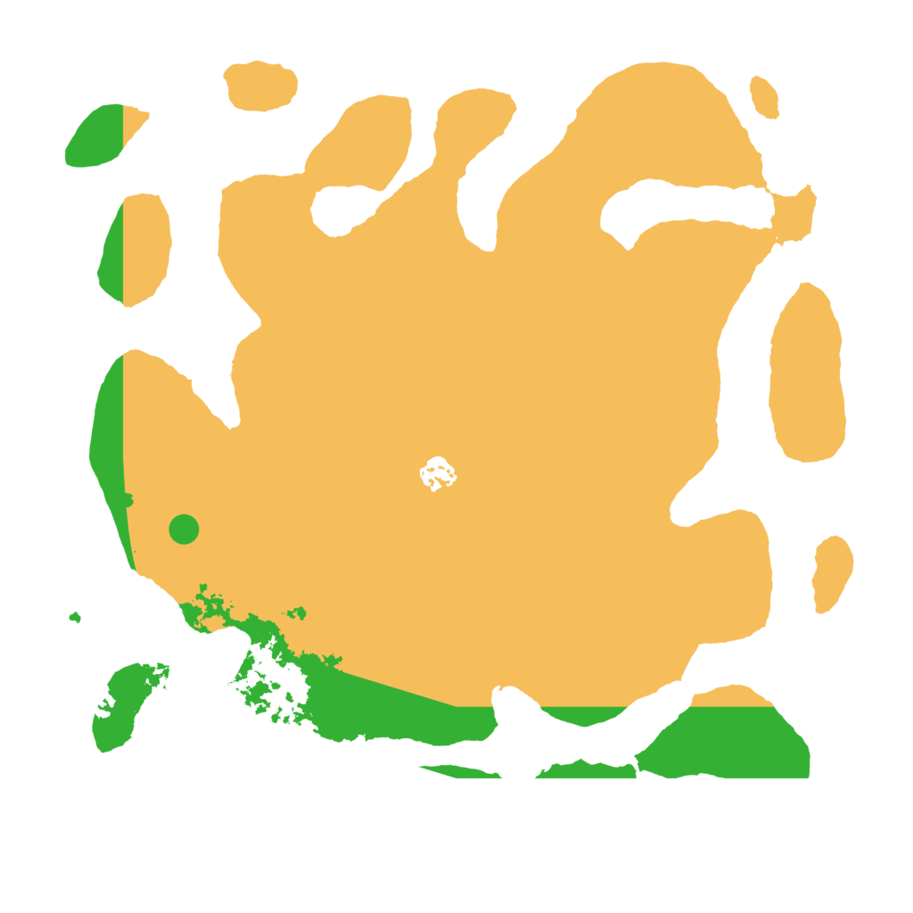 Biome Rust Map: Barren, Size: 4000, Seed: 1113068244