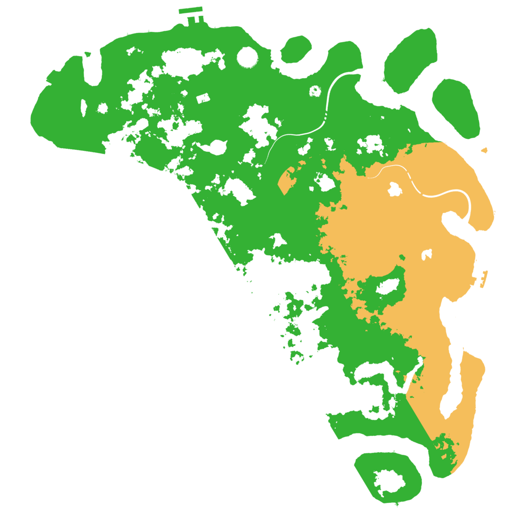 Biome Rust Map: Procedural Map, Size: 4500, Seed: 6942069