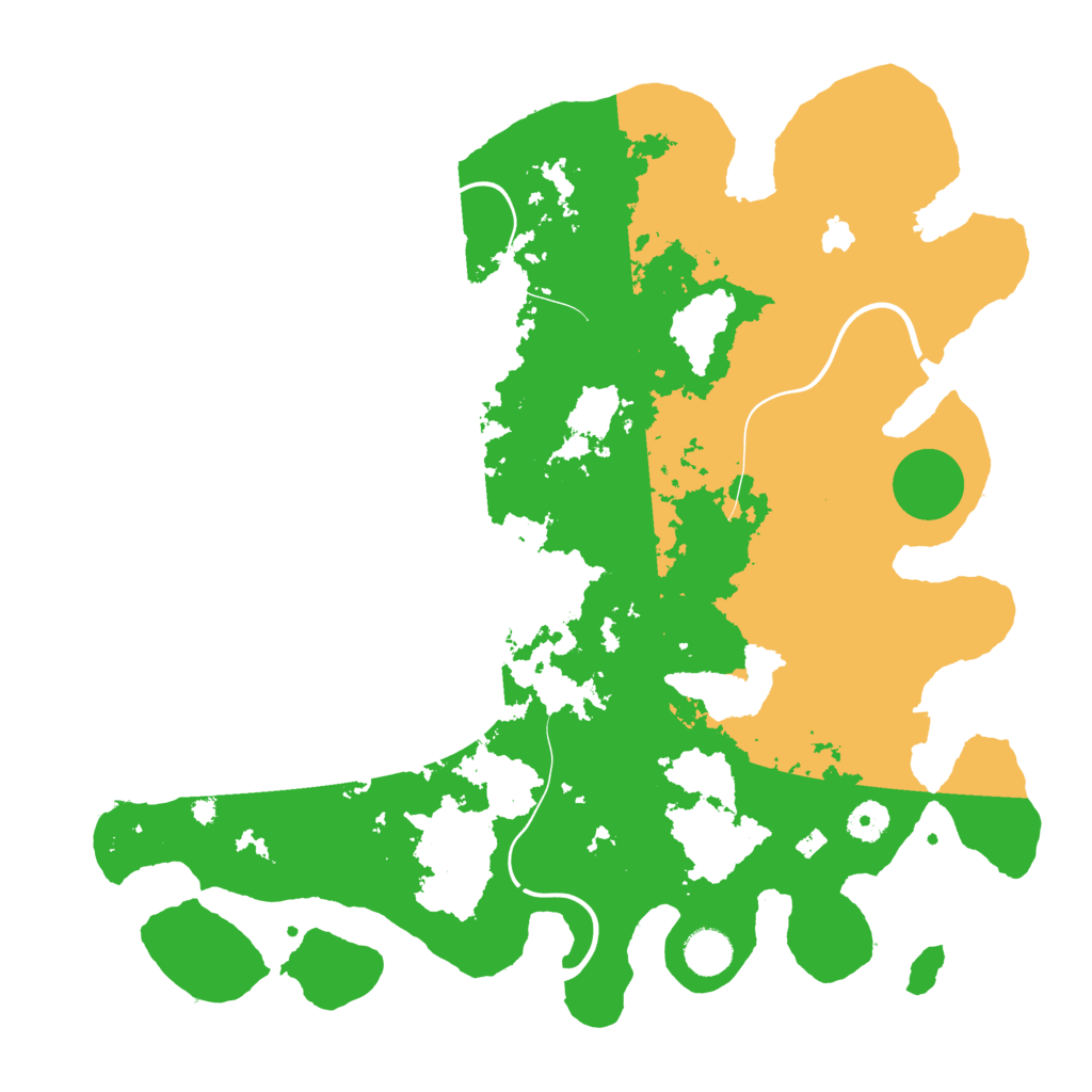Biome Rust Map: Procedural Map, Size: 4050, Seed: 718350058