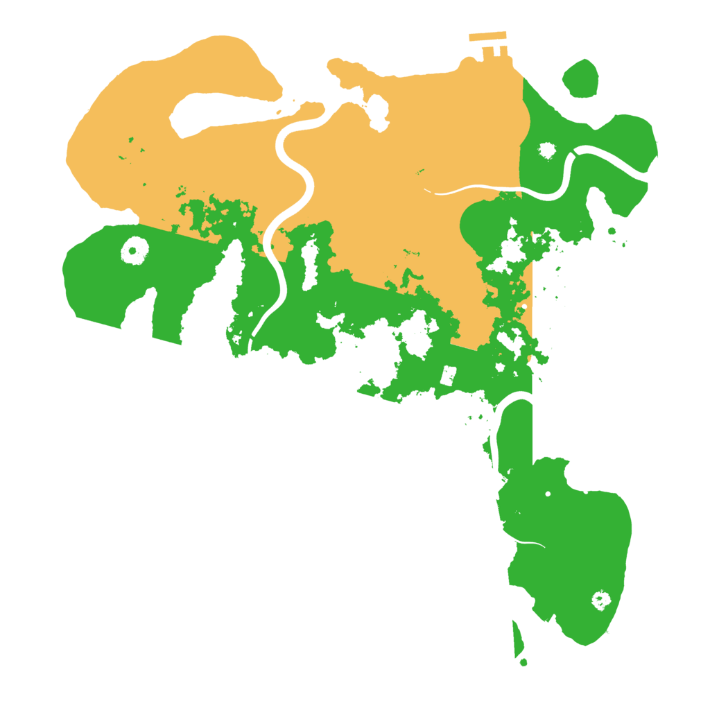 Biome Rust Map: Procedural Map, Size: 3850, Seed: 1338951227