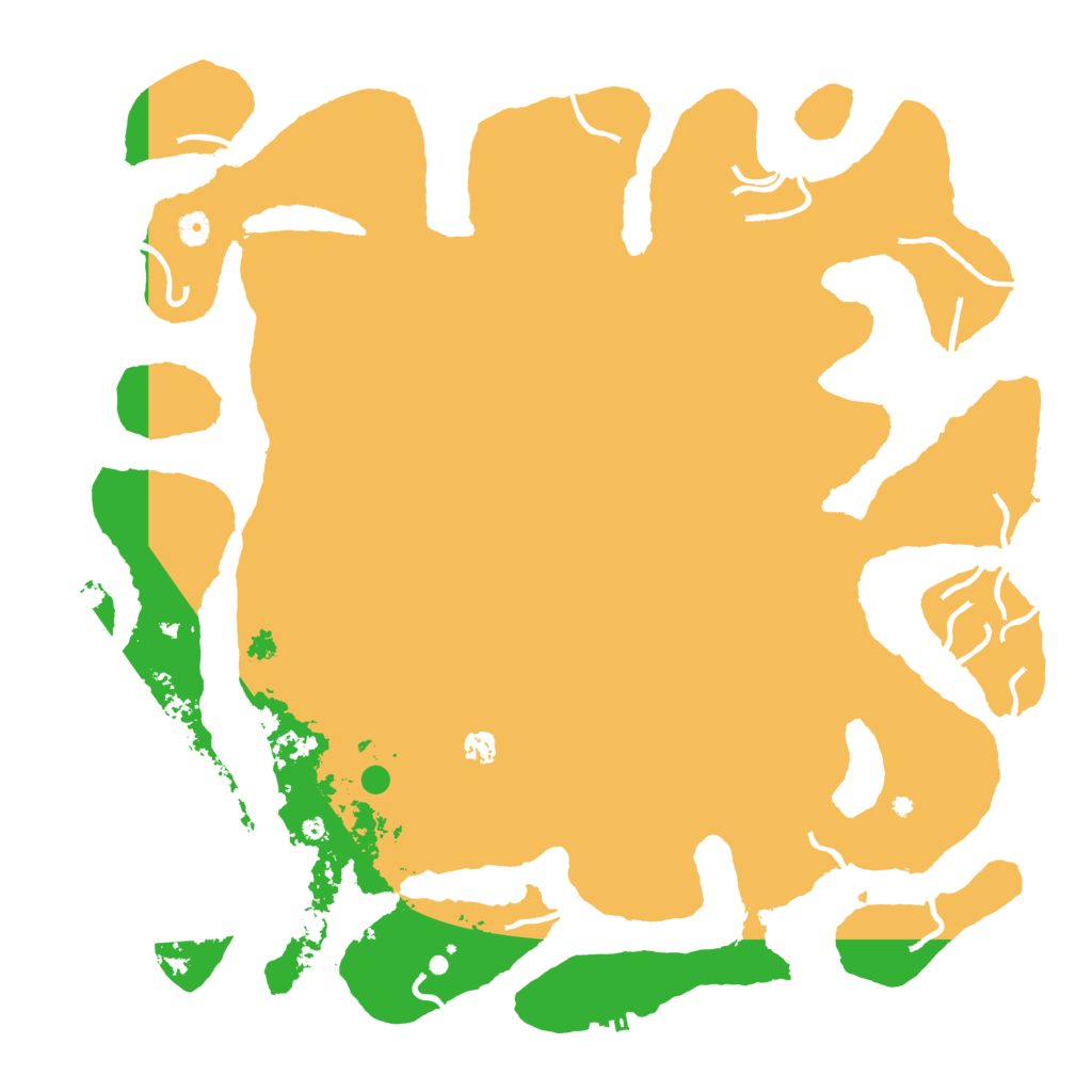 Biome Rust Map: Procedural Map, Size: 5000, Seed: 287647