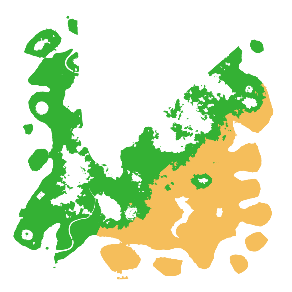 Biome Rust Map: Procedural Map, Size: 4000, Seed: 357296