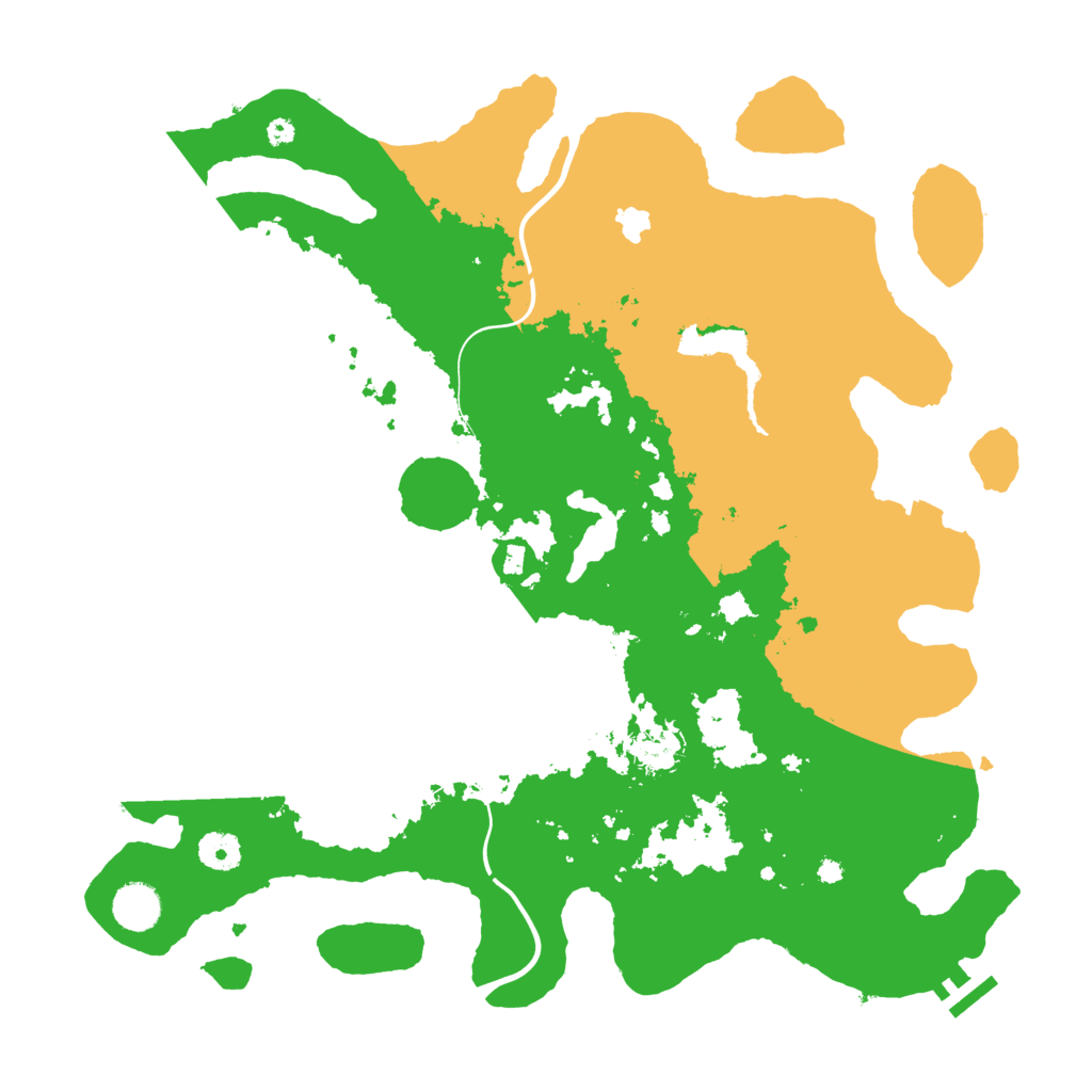 Biome Rust Map: Procedural Map, Size: 4000, Seed: 312117