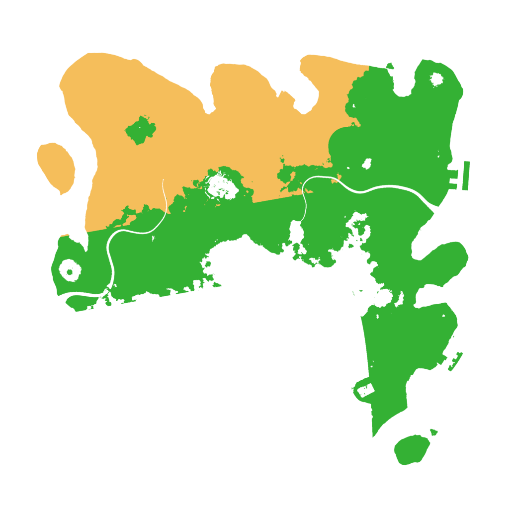 Biome Rust Map: Procedural Map, Size: 3550, Seed: 878665