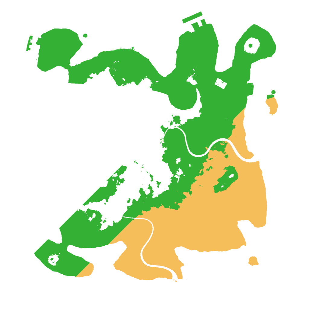 Biome Rust Map: Procedural Map, Size: 3000, Seed: 1429271456
