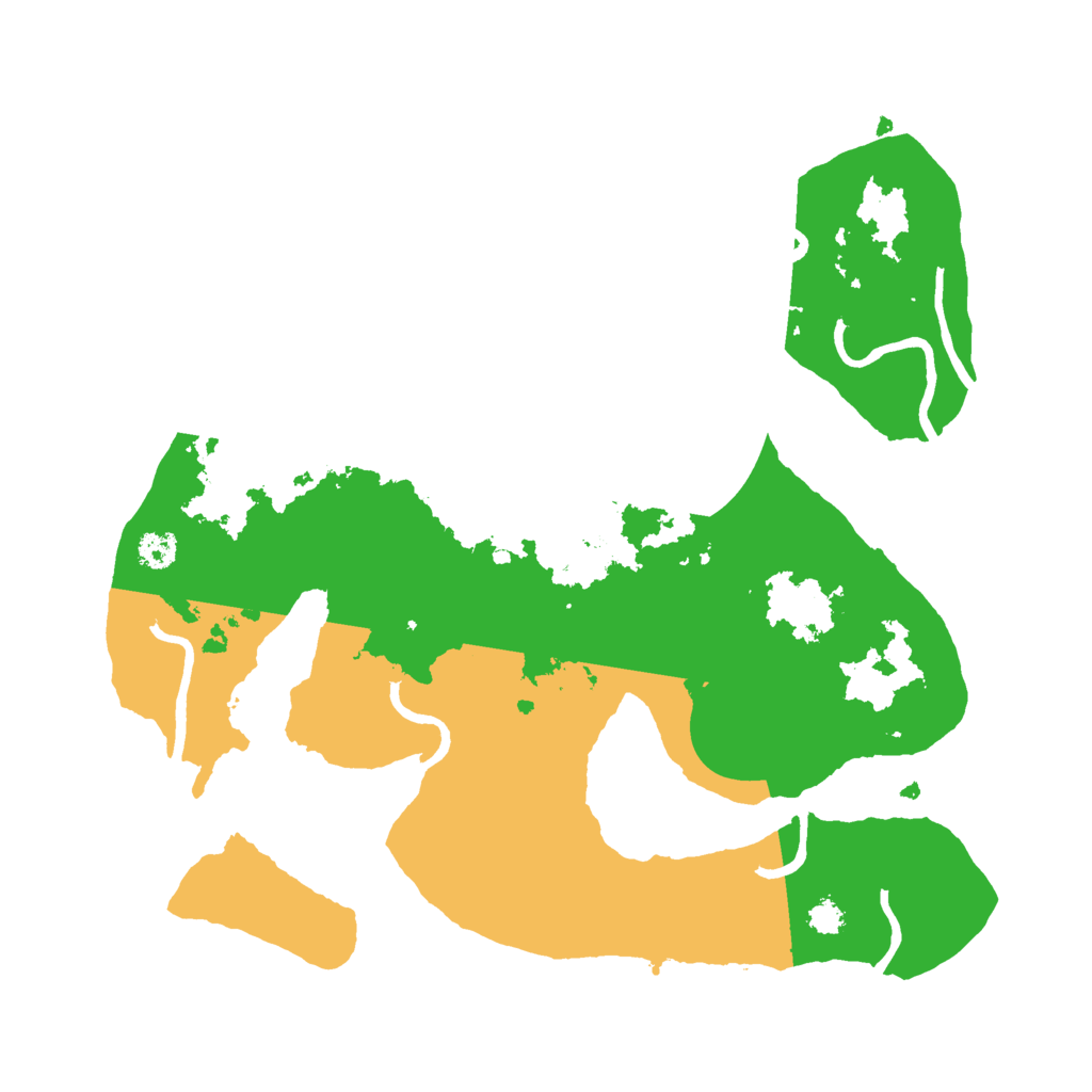 Biome Rust Map: Procedural Map, Size: 2900, Seed: 70012