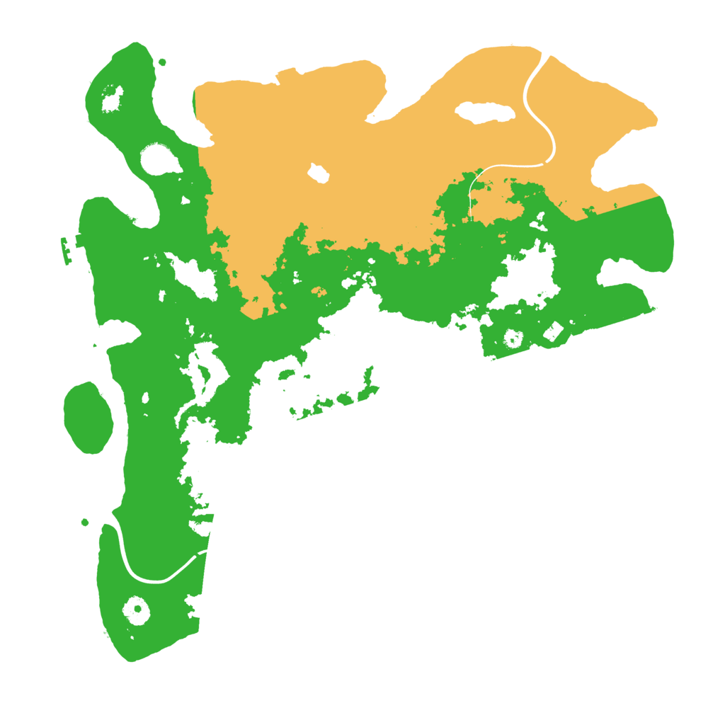 Biome Rust Map: Procedural Map, Size: 4000, Seed: 155788