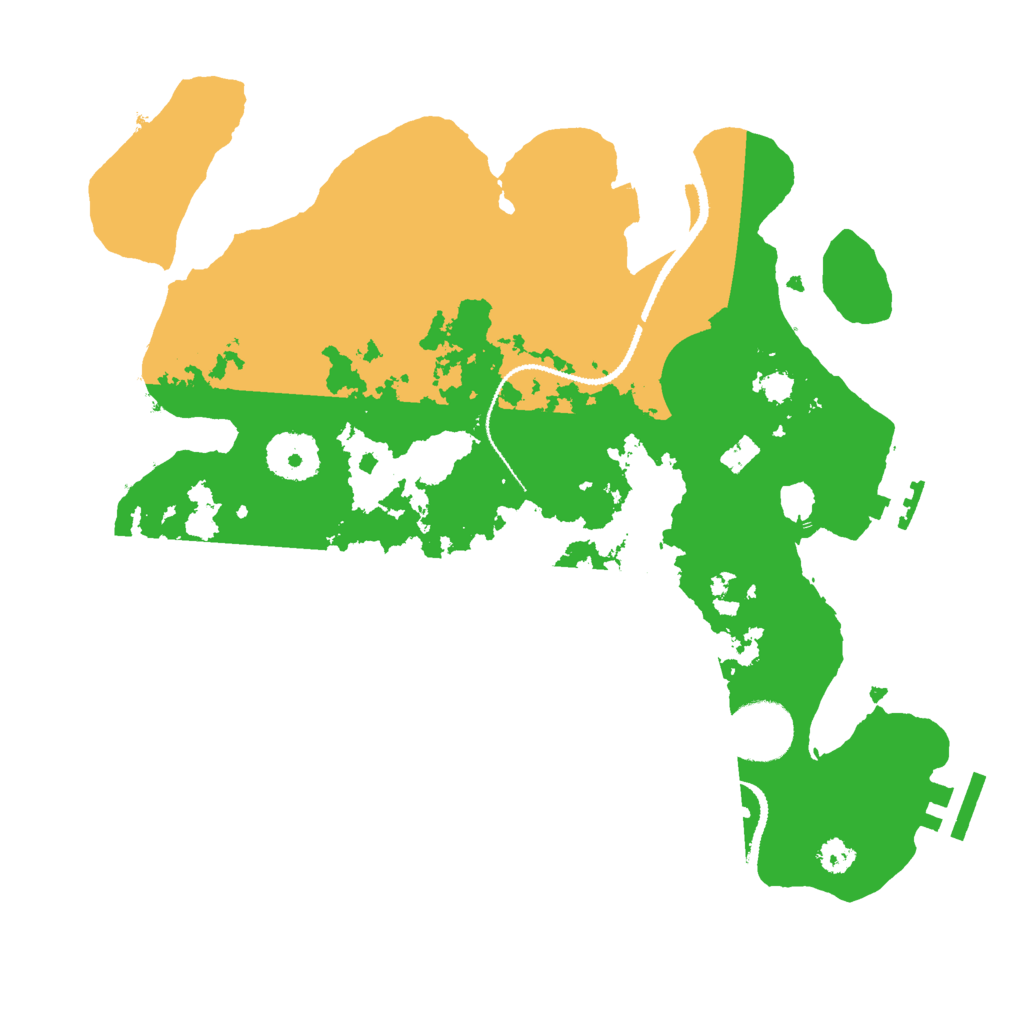 Biome Rust Map: Procedural Map, Size: 3000, Seed: 5464684