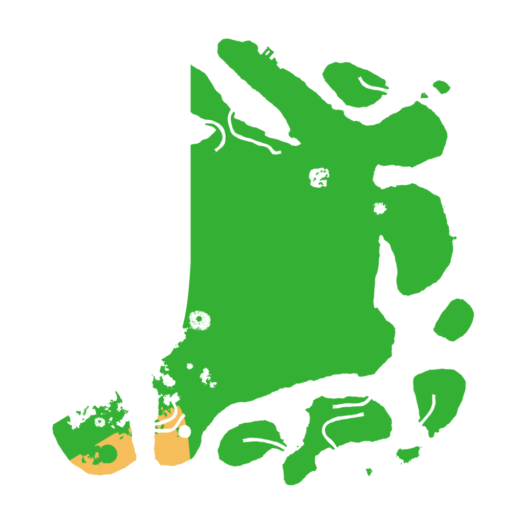 Biome Rust Map: Procedural Map, Size: 3800, Seed: 420420