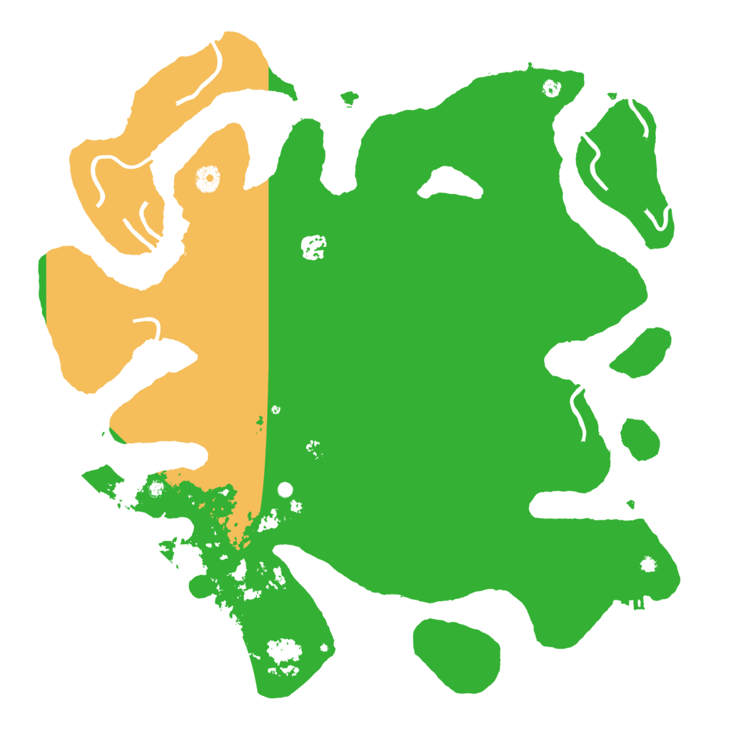 Biome Rust Map: Procedural Map, Size: 4200, Seed: 1008