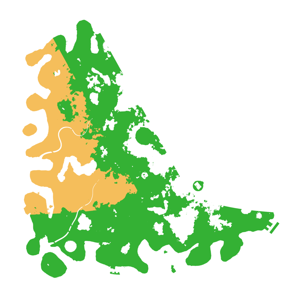 Biome Rust Map: Procedural Map, Size: 4500, Seed: 321414