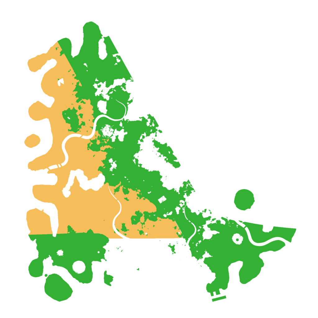 Biome Rust Map: Procedural Map, Size: 4500, Seed: 321414